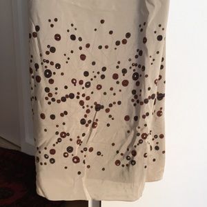 Sleek silk deco party dress, JCrew